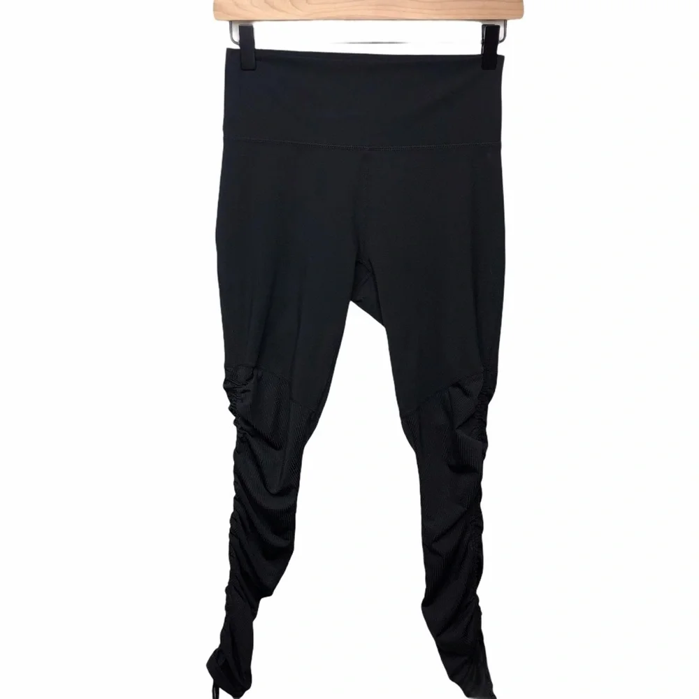 Fabletics Cashel Foldover PureLuxe Leggings Black Size XS/Small Activewear - Picture 4 of 9